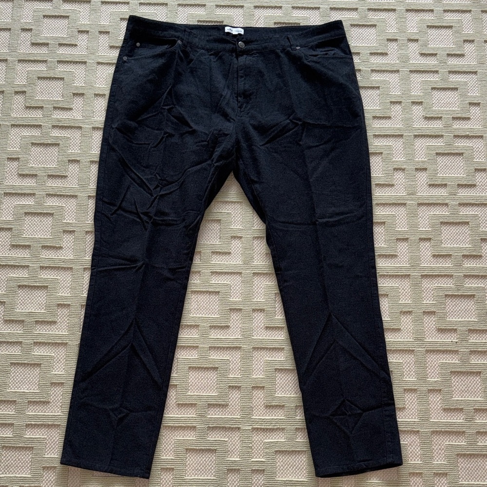 Peter Millar Dark Charcoal Wool Blend Pants